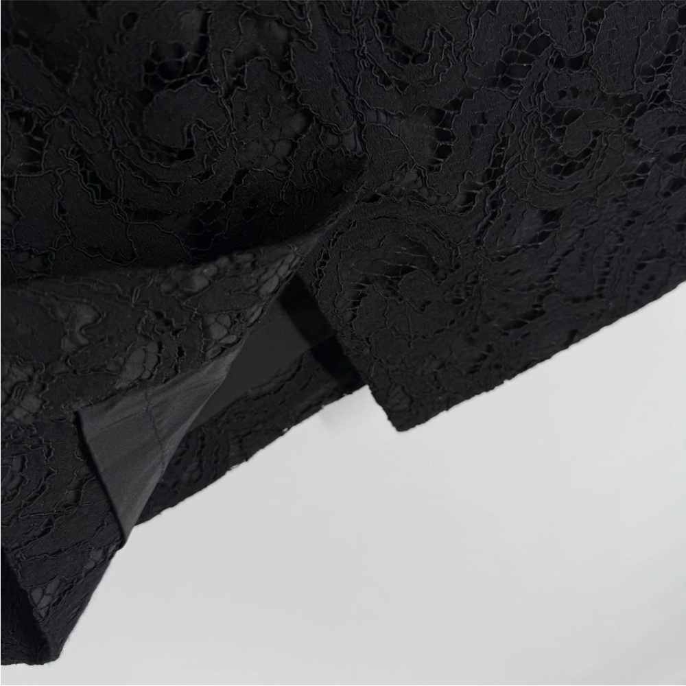 Banana Republic Pencil Skirt Womens Size 6 Black Lace Lined Classic Elegant - Picture 5 of 10